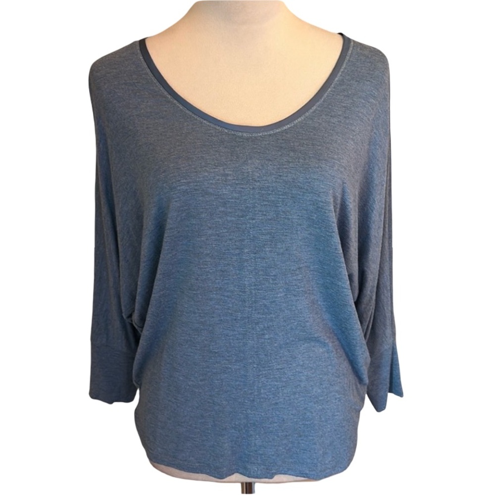 WHBM cool denim looking blouse